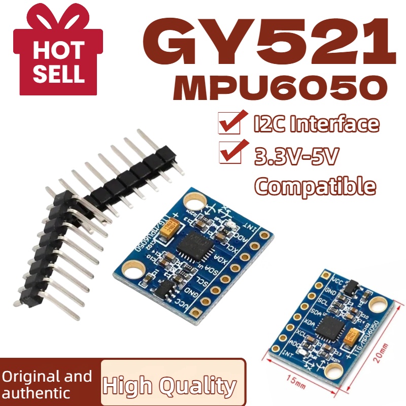 Accelerometer Mpu6050 - 1/5/10pcs GY521 GY-521 MPU6050 IIC I2C