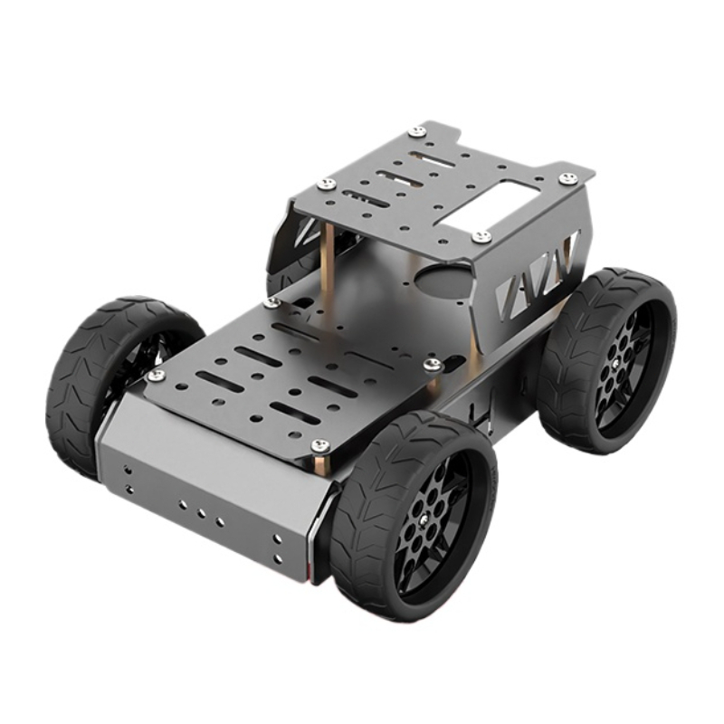 Robot Car Kit - Four-wheeled Electric Cart Aluminum Frame Smart