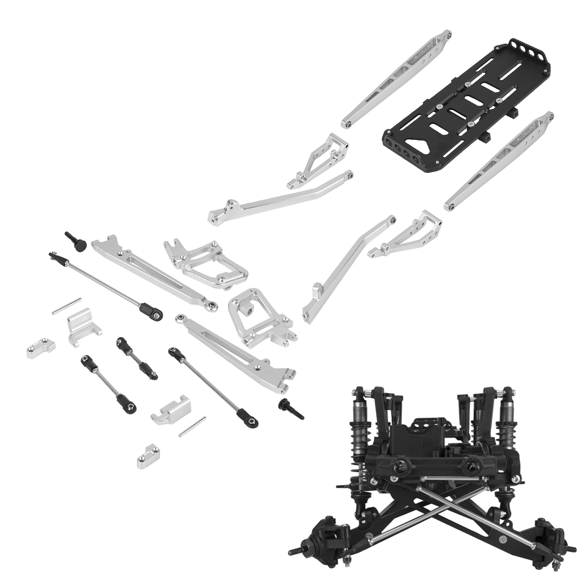 Servo Kit - Aluminum SCX10 II Twin I-Beam 2WD