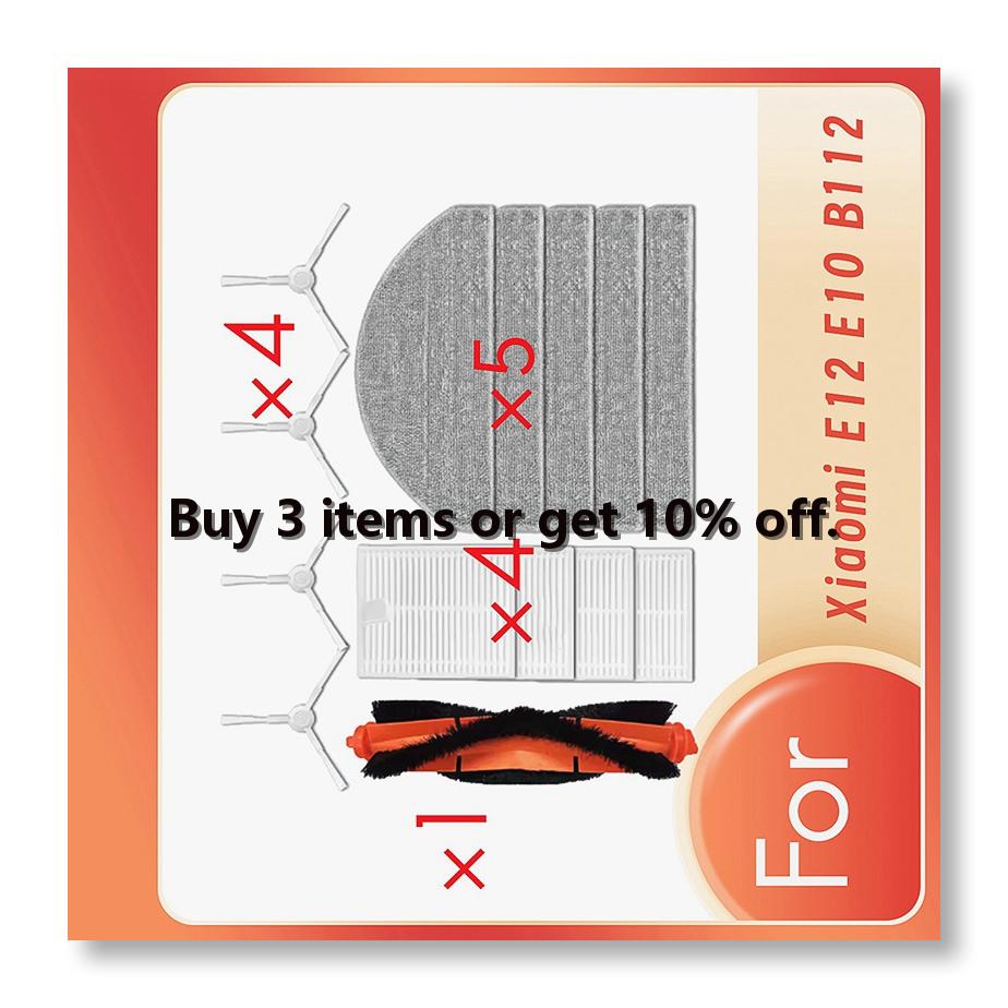 Robot Vacuum - 14 Pcs Replacement Parts for Xiaomi