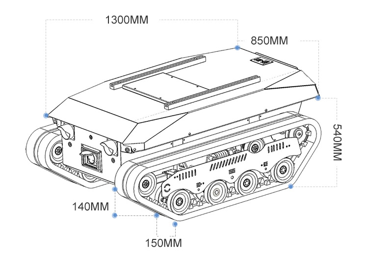 Crawler Dumper Truck Chassis w - Robot Track review and price