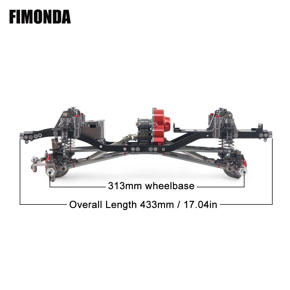 FIMONDA 1/10 RC Crawler Metal  - Robot Car Kit review and price