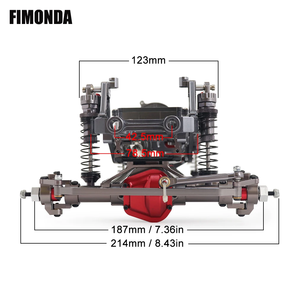 FIMONDA 1/10 RC Crawler Metal  - Robot Car Kit review and price