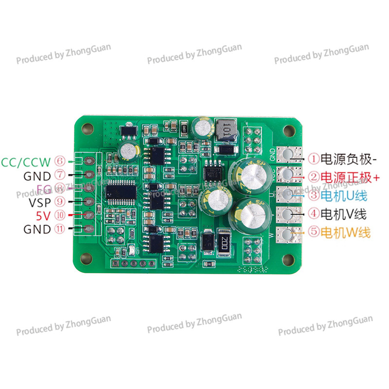 500w 24v High-power Brushless  - Motor Driver Module review and price