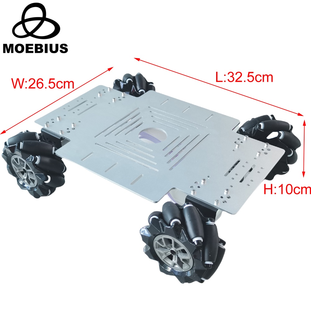 MOEBIUS 26KG Load 4WD Mecanum  - Robot Car Kit review and price