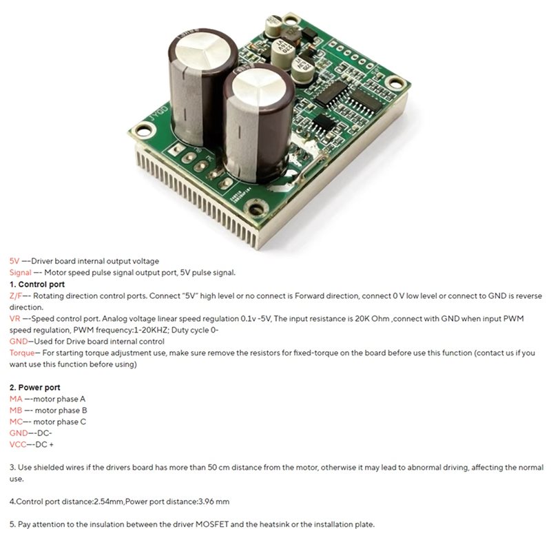 Y43A-JYQD-V6.5E 36V-72V BLDC M - Motor Driver Module review and price