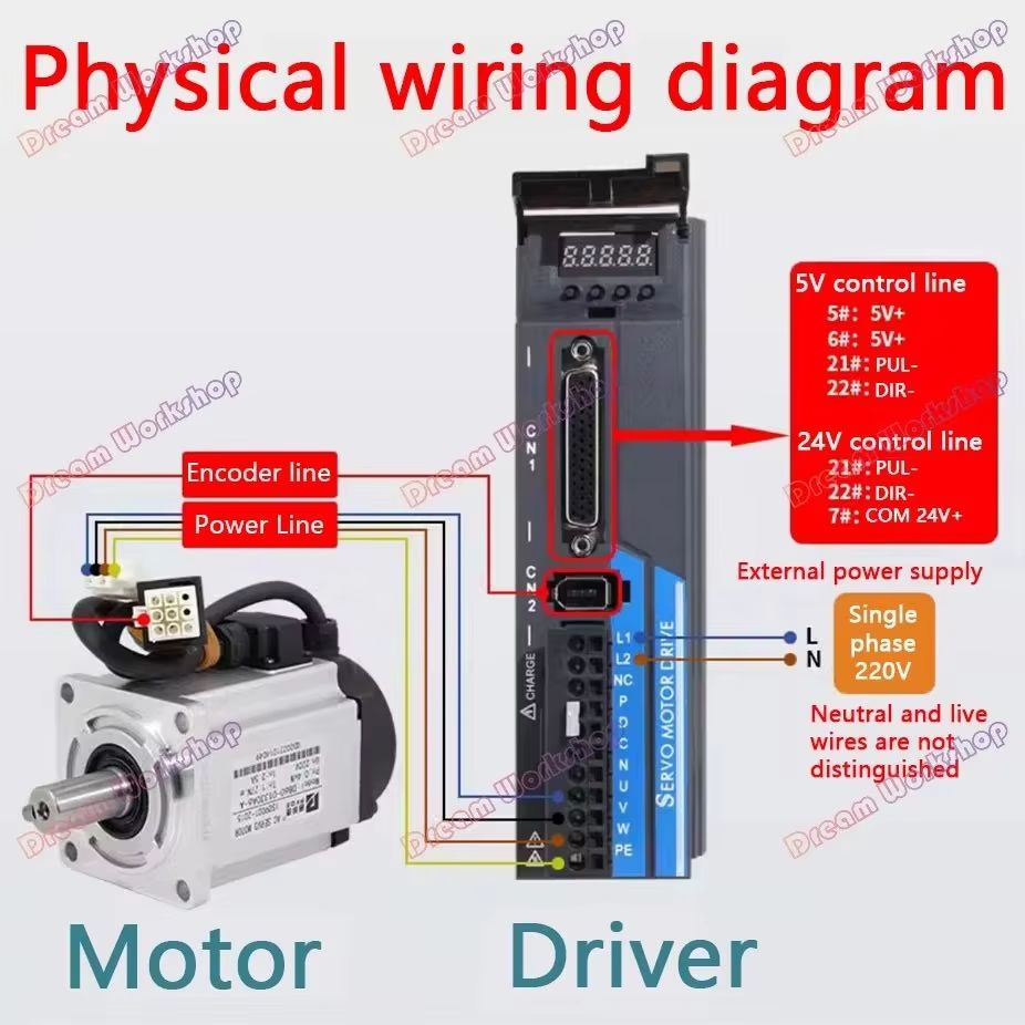 1.2KW/1.5KW/1.8KW 220V AC Serv - Servo Kit review and price