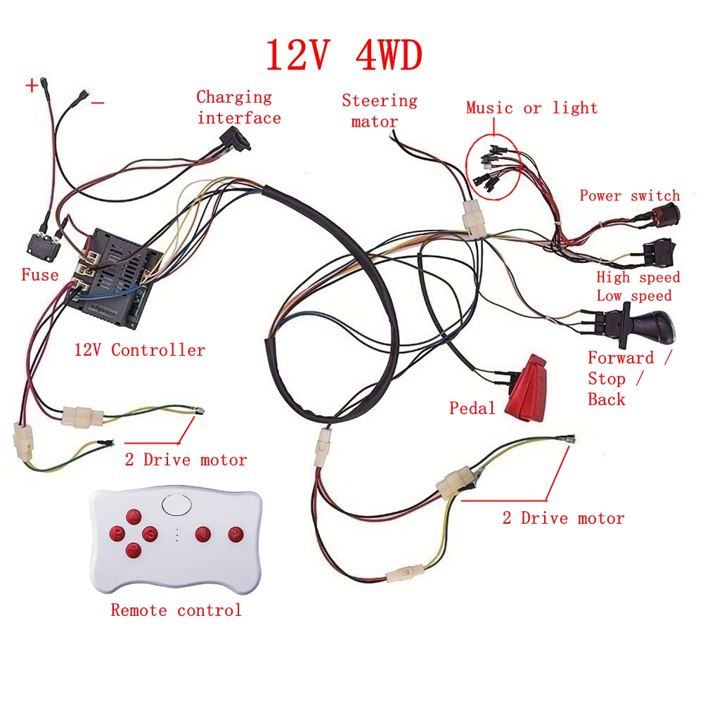 Child electric car DIY modifie - Robot Car Kit review and price
