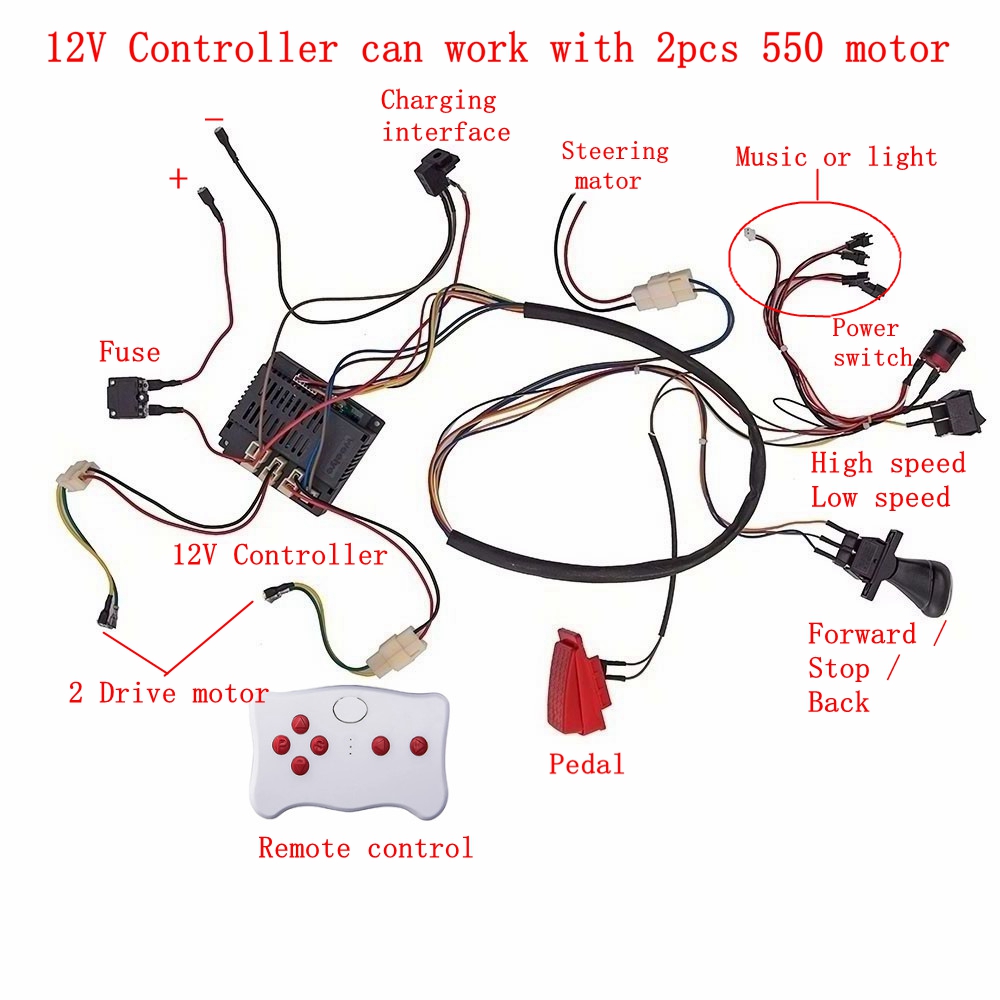 Child electric car DIY modifie - Robot Car Kit review and price