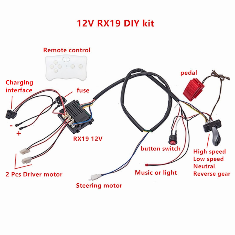 Child electric car DIY modifie - Robot Car Kit review and price