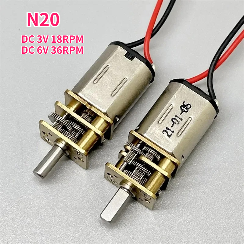 N20 DC 3V 18rpm 6V  36RPM  Min - Dc Motor review and price