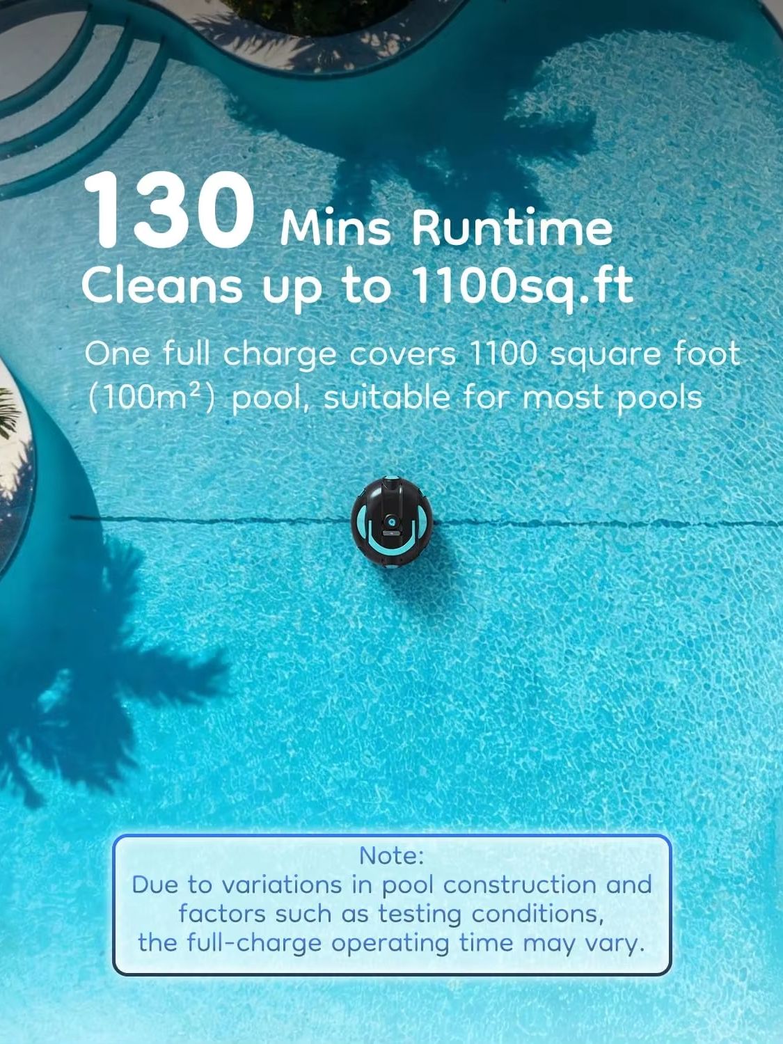 Cordless Pool Cleaning Robot S - Ros Robot review and price