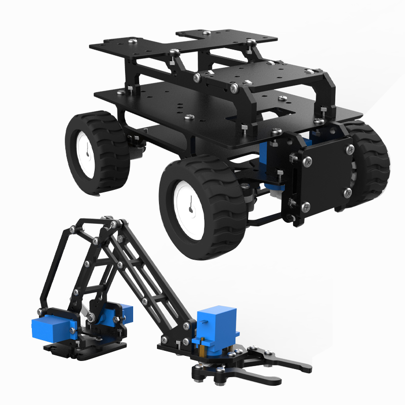 Acrylic 4WD Robot Car Motor Ac - Robot Car Kit review and price