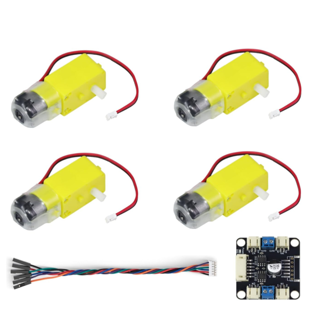 4 TT Motor and Driver Kit 4 DC - Motor Driver L298N review and price