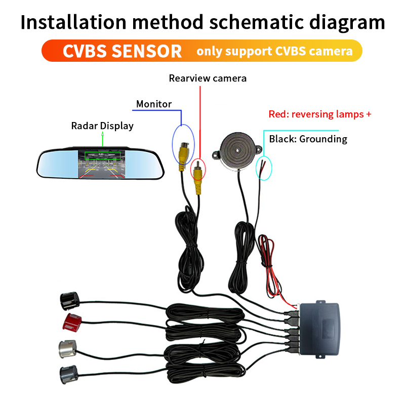 4.3 Inch Car Rearview Mirror R - Infrared Obstacle Sensor review and price