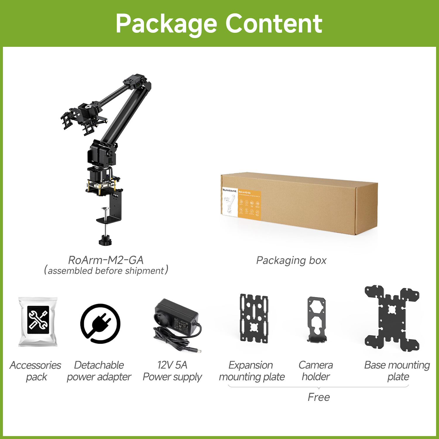 Waveshare 3+1 DOF High-torque  - Servo Kit review and price
