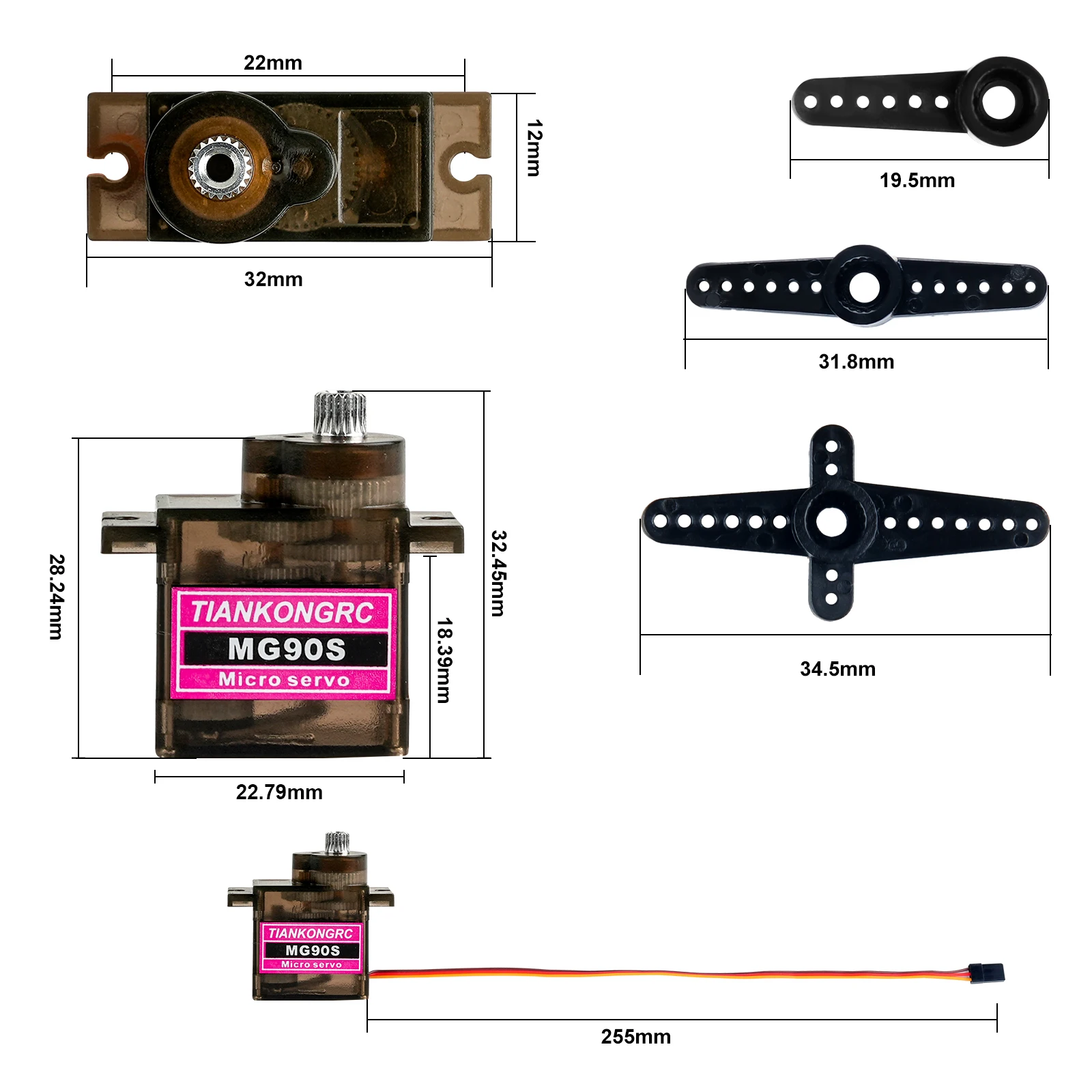 MG90S 9g Micro Analog Servo Mo - Servo Sg90 review and price