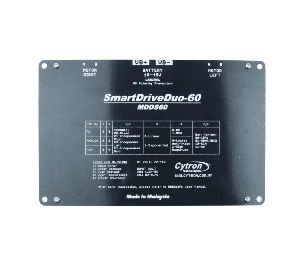 MDDS60 60Amp 7V-45V SmartDrive - Motor Driver Module review and price