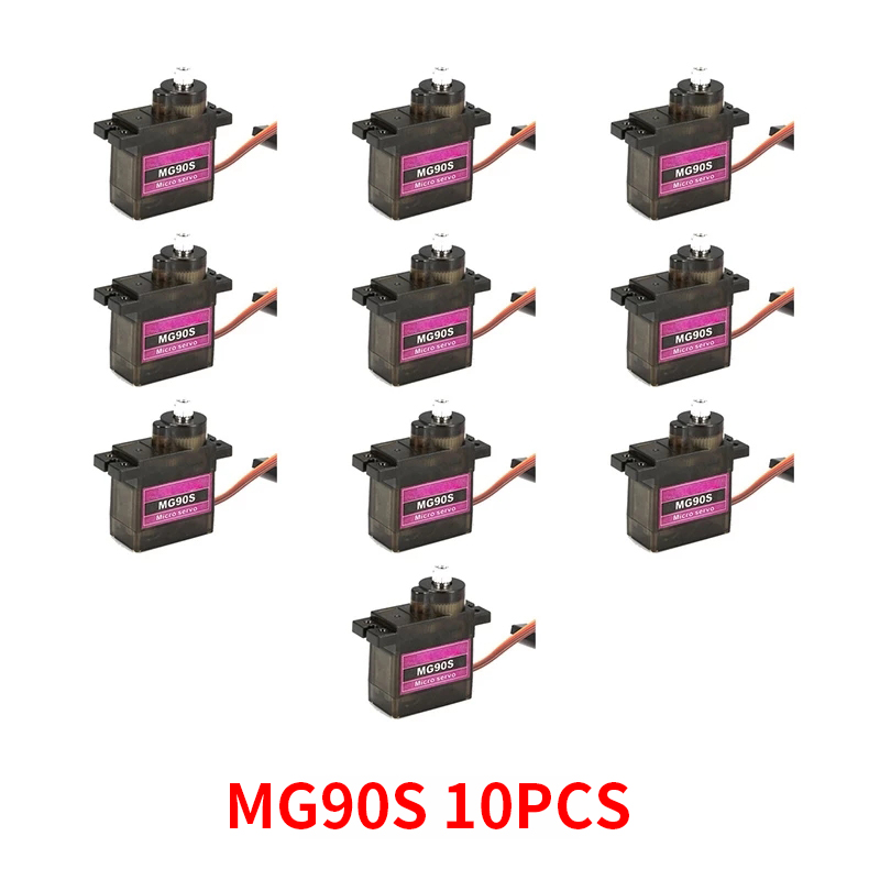 4/5/10/20PCS MG90S Metal Gear  - Servo Sg90 review and price