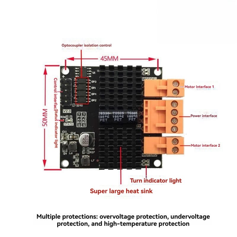 ABJT-DC Brushed Motor Driver M - Motor Driver L298N review and price