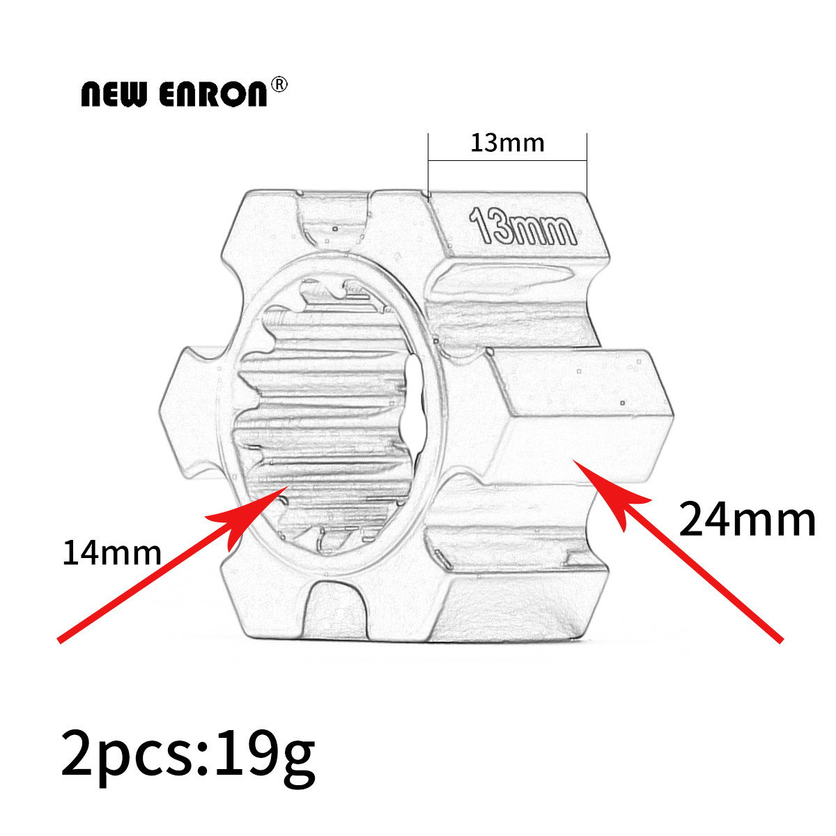 NEW ENRON 2Pcs Aluminum Wheel  - Omni Wheel review and price