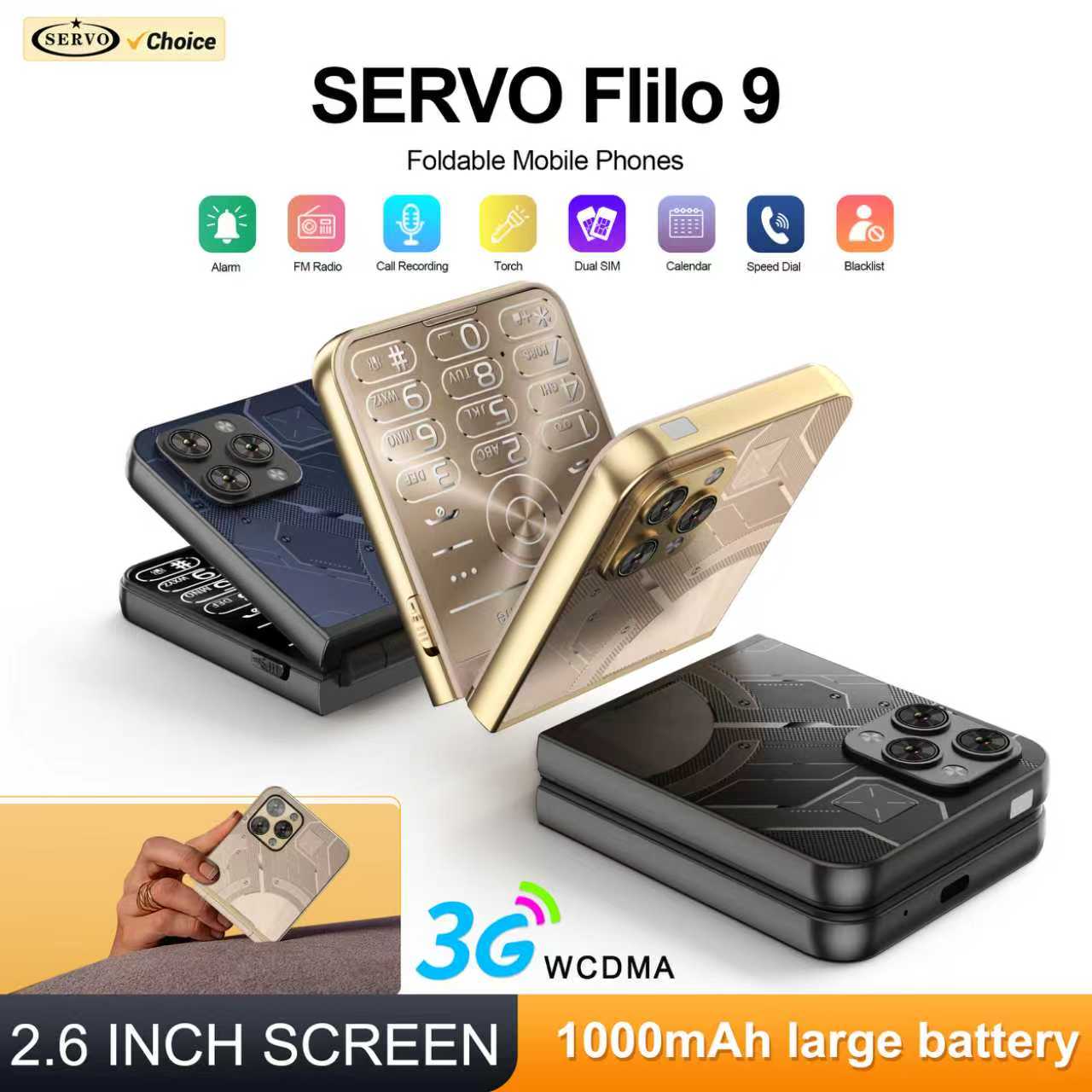 SERVO Flilo9 Foldable Mobile P - Servo Pan Tilt review and price