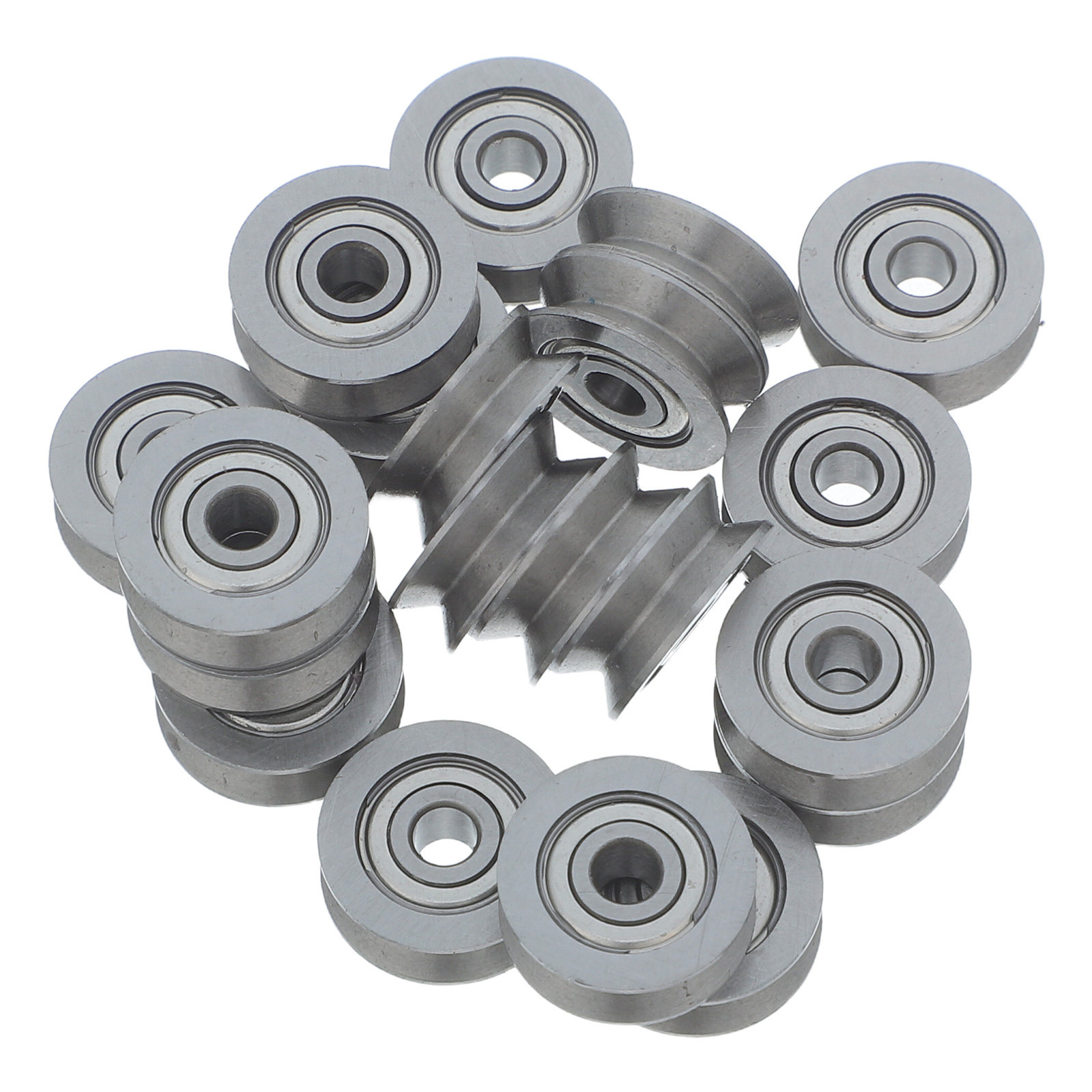 20Pcs V-Groove Bearing Pulley  - Robot Wheel review and price