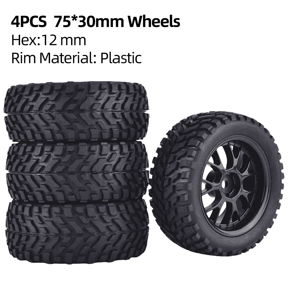 9imod 4Pcs 75mm Rubber RC Whee - Omni Wheel review and price
