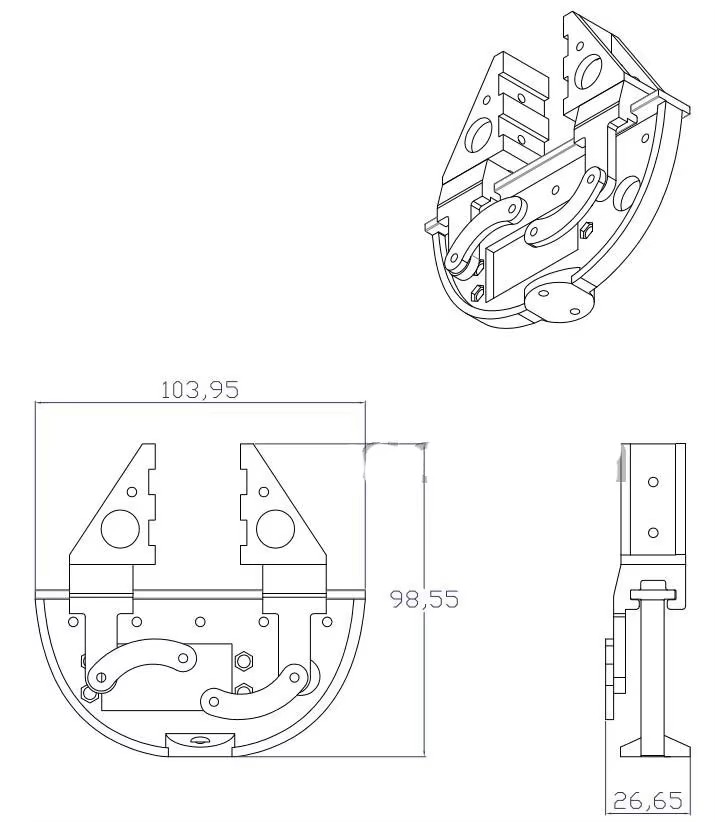 New Robot Clamp Gripper Servo  - Robot Gripper Claw review and price