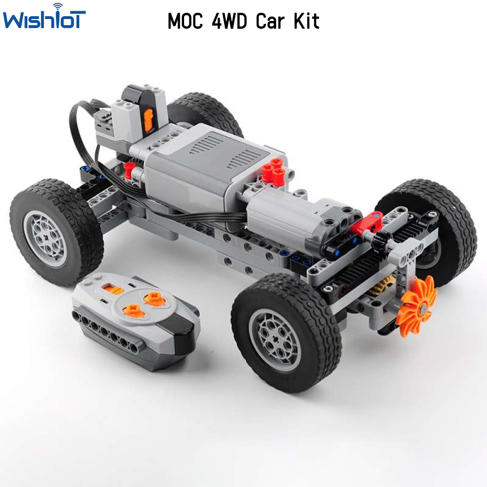 MOC 4WD Remote Control Car Cha - Robot Car Kit review and price