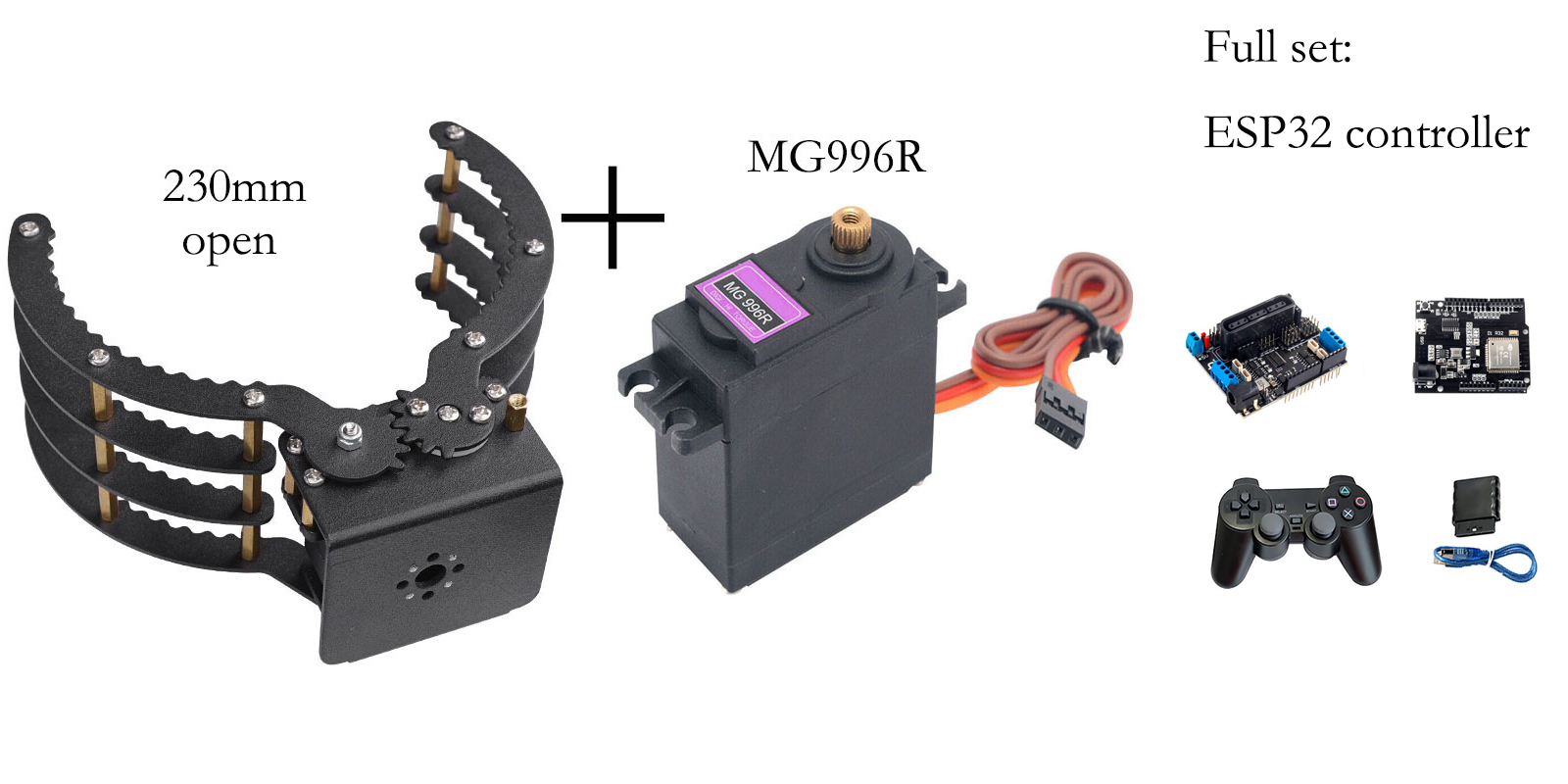 230mm Opening Mechanical Claw  - Robot Gripper Claw review and price