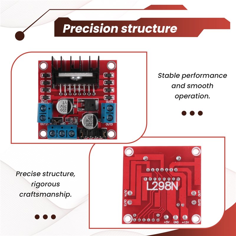 AED7-L298N Module Dual H-Bridg - Motor Driver L298N review and price