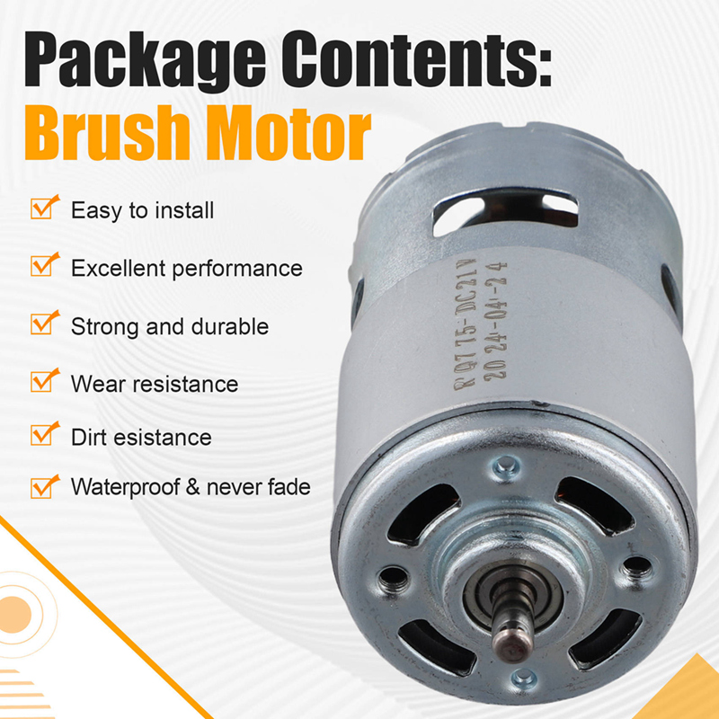 775 DC 21V Small Brush Motor H - Dc Motor review and price