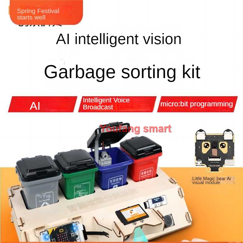 Waste Sorting Robot Kit AI Vis - Microbit review and price