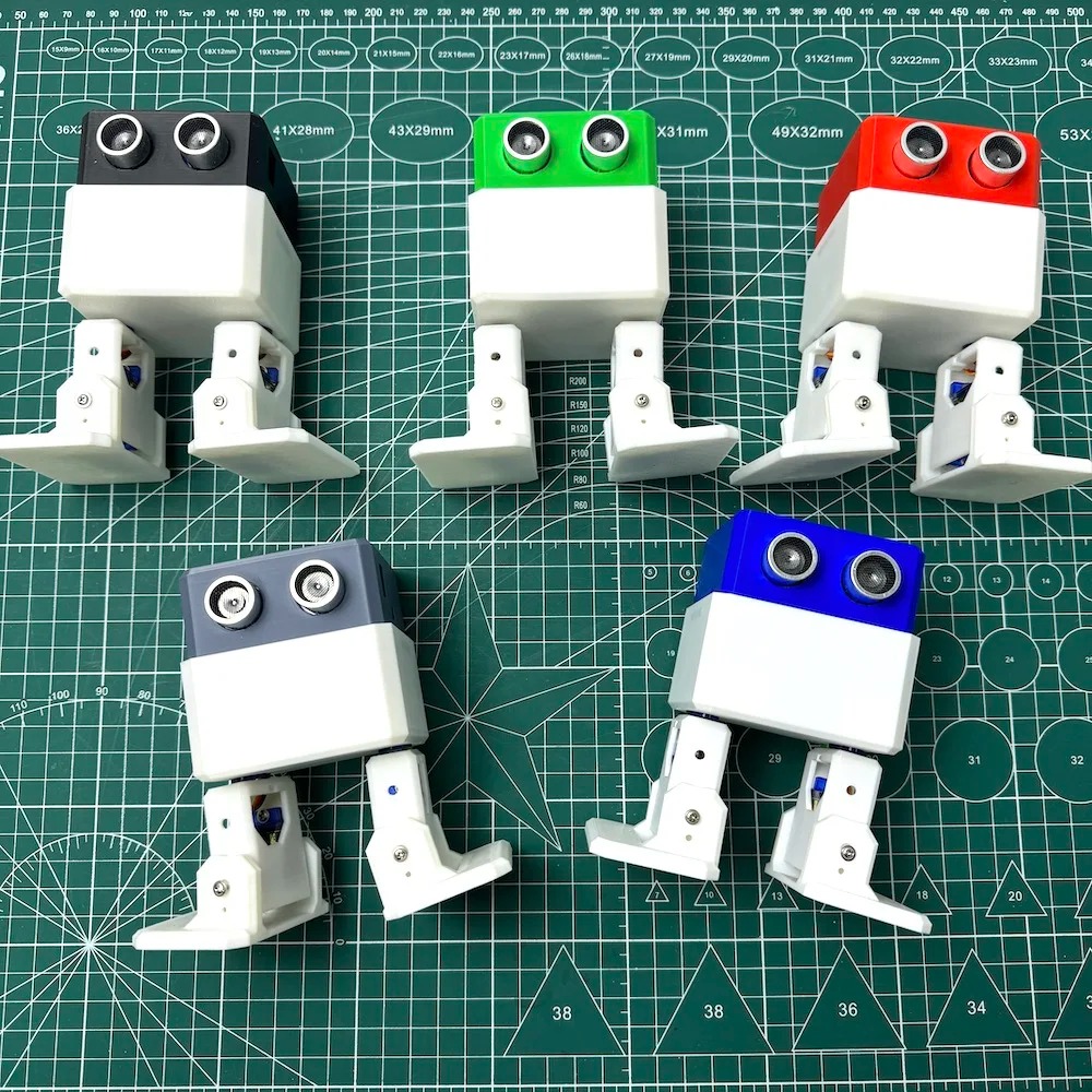 3D Printed Biped Walking Robot - Arduino Robot review and price