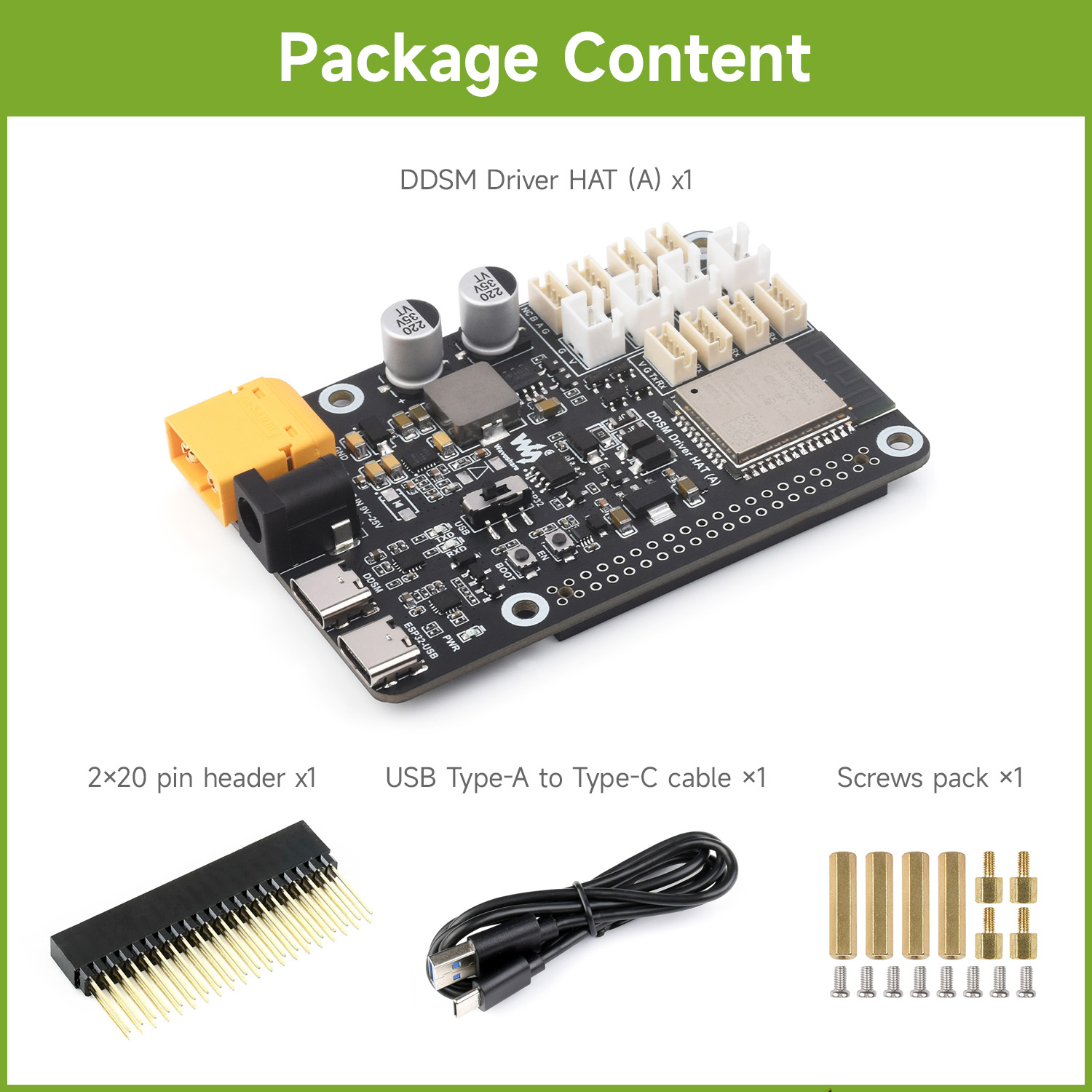 Waveshare Direct Drive Servo M - Motor Driver Module review and price